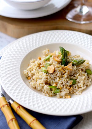 Risoto integral de aspargos (Foto: Divulgação)