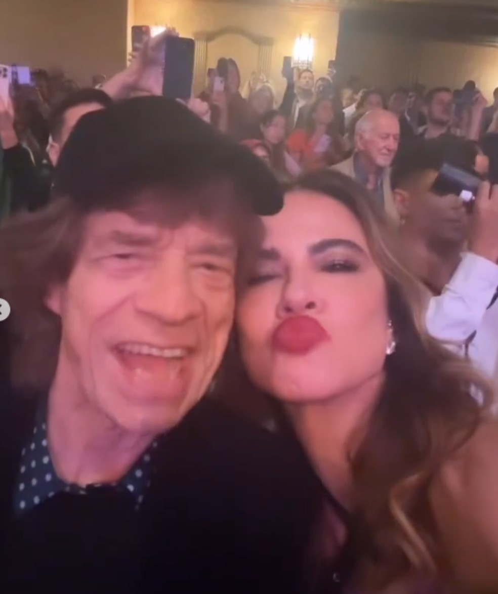 Luciana Gimenez e Mick Jagger — Foto: reprodução/instagarm